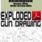Remington Model 7600 Slide-Action Rifle Exploded Gun Drawing Download
