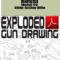 Rossi Model 59 Slide-Action Rifle Exploded Gun Drawing Download