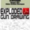 Savage Model 30T Slide-Action Shotgun Exploded Gun Drawing Download