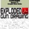 Savage Model 71 Single Shot Rifle Exploded Gun Drawing Download