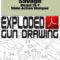 Savage Model 79-T Slide-Action Shotgun Exploded Gun Drawing Download