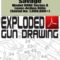 Savage Model 99DE Series A Lever-Action Rifle (Serial No. 1,000,000) Exploded Gun Drawing Download