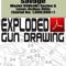 Savage Model 99DL(M) Series A Lever-Action Rifle (Serial No. 1,000,000) Exploded Gun Drawing Download