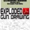 Schmidt-Rubin Model 1911 Straight-Pull Rifle Exploded Gun Drawing Download
