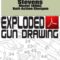 Stevens Model 18DAC Bolt-Action Shotgun Exploded Gun Drawing Download