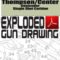 Thompson-Center Contender Single Shot Carbine Exploded Gun Drawing Download