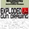 Weatherby Model 82 Autoloading Shotgun Exploded Gun Drawing Download