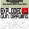 Weatherby Vanguard Bolt-Action Rifle (Post-1981) Exploded Gun Drawing Download