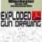 Winchester Model 100 Autoloading Rifle Exploded Gun Drawing Download