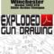 Winchester Model 1300 XTR Slide-Action Shotgun Exploded Gun Drawing Download