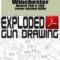 Winchester Model 150 & 190 Lever-Action Rifle Exploded Gun Drawing Download