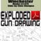 Winchester Model 23 XTR Side-by-Side Shotgun Exploded Gun Drawing Download
