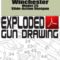 Winchester Model 25 Slide-Action Shotgun Exploded Gun Drawing Download