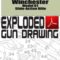 Winchester Model 61 Slide-Action Rifle Exploded Gun Drawing Download