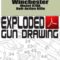 Winchester Model 670A Bolt-Action Rifle Exploded Gun Drawing Download