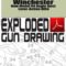 Winchester New Model 94 Angle Eject Lever-Action Rifle Exploded Gun Drawing Download