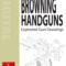 Browning Handguns Exploded Gun Drawings Digital Download