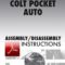 Colt Pocket Auto Assembly/Disassembly Instructions Download