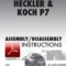 Heckler & Koch P7 Assembly/Disassembly Instructions Download