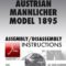 Austrian Mannlicher Model 1895 Assembly/Disassembly Instructions Download