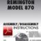 Remington Model 870 Assembly/Disassembly Instructions Download
