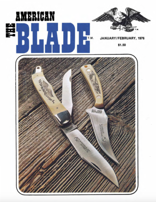 The American Blade magazine back issues 1976