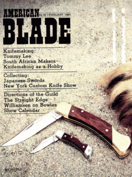 The American Blade Back Issues