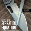 How to sharpen a serrated knife blade