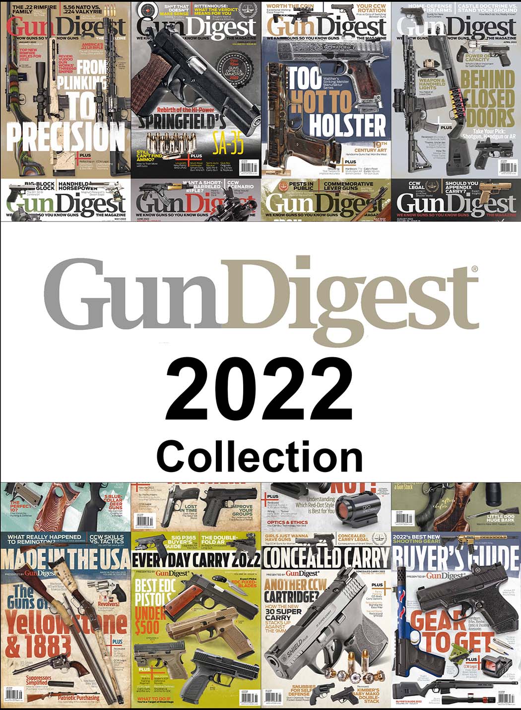 Complete 2022 Gun Digest Magazine Collection