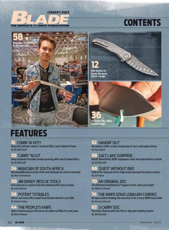 Blade Magazine January 2023 - Image 2