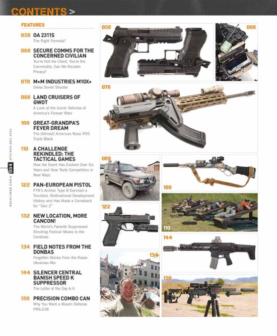 Recoil No 75 TOC